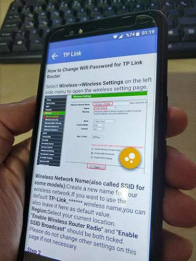 Comment changer le mot de passe wifi screenshot 2