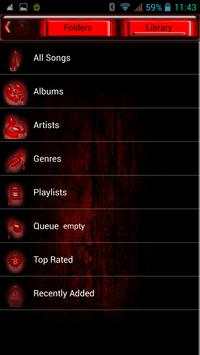 Poweramp Skin True Blood screenshot 2