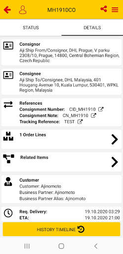 MySC TrackandTrace screenshot 8