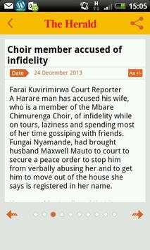 The Herald, Zimbabwe screenshot 2