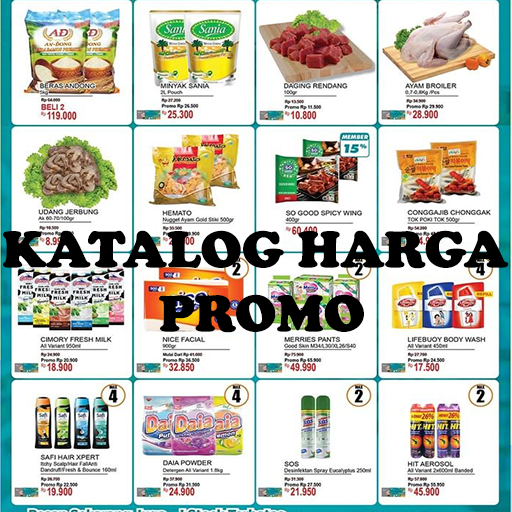 Katalog Harga Promo Supermarket Dan Lainnya icon