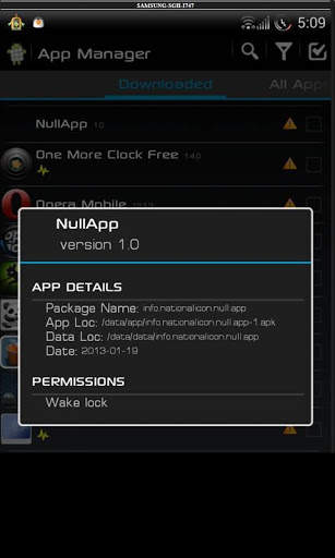 Null App screenshot 1