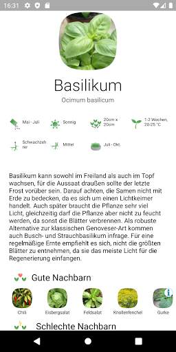 Gartenplaner fürs Gemüsebeet screenshot 1