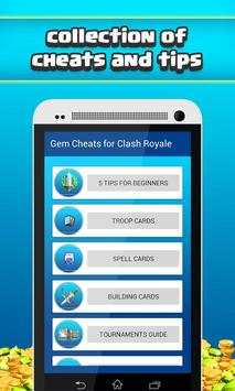 Gem Cheats for Clash Royale screenshot 1