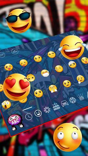 3D Street Art Graffiti Keyboard Theme screenshot 3