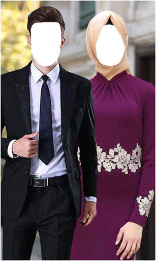 Hijab Couples Photo Suit Editor Free screenshot 5
