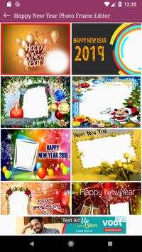 Happy New Year 2019 Photo Frame App Editor screenshot 3