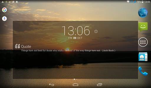 Quote Extension for DashClock скриншот 6