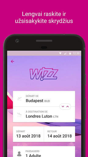Wizz Air screenshot 1