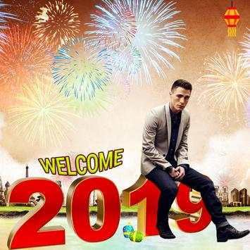 New Year 2019 Fire Works Photo Frame Editor Latest скриншот 5