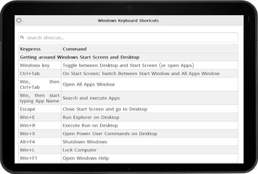 Keyboard Shortcut for Windows screenshot 5
