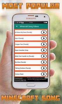 Minecraft Song Videos screenshot 1