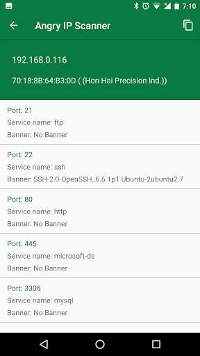 Angry Port Scanner स्क्रीनशॉट 3
