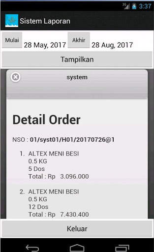 Aplikasi Order screenshot 5