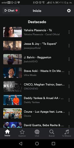 Vider: Youtube music player screenshot 1