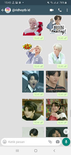 Stiker Wa Treasure Kpop WAStickerApps screenshot 5