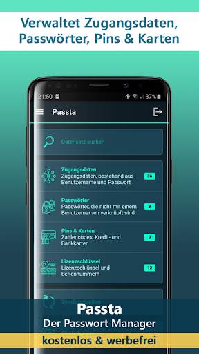 Passta - der Passwort Manager screenshot 1