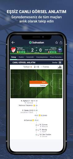 Sahadan - Hızlı Canlı Skor screenshot 2