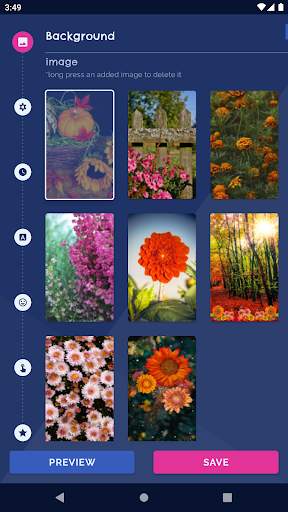Autumn Flowers Live Wallpaper screenshot 1