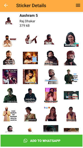 Aashram Stickers For WhatsApp - WAStickerApps screenshot 7