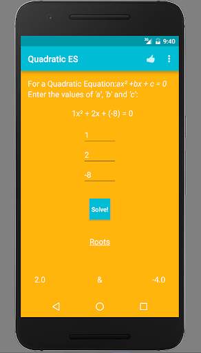 Quadratic ES screenshot 2