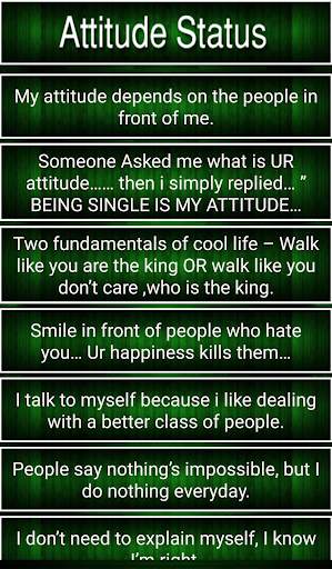 Attitude Status - Attitude Shayari and Quotes screenshot 7