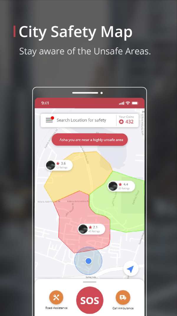 DROR- Your Personal Safety & Social Distancing App screenshot 3