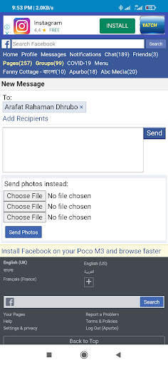 Face LITE -Faster For Facebook screenshot 5