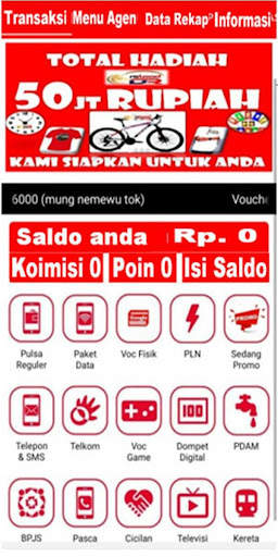 CDR RELOAD - Payment Pulsa, Data & Game ONLINE screenshot 1