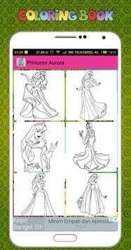New Coloring Games Princess and Unicorn screenshot 1