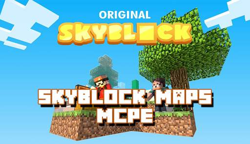 Maps Skyblock Addon For Minecraft screenshot 1