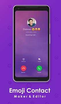 Emoji Contact Editor - Contact Emoji Maker 2020😘 screenshot 4