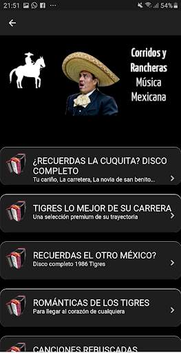 Corridos mexicanos y rancheras screenshot 3