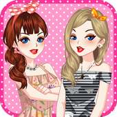 Best Friends Dress Up Game logo