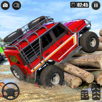 Offroad Jeep Driving Car logo