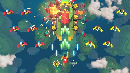 Sky Wings: Pixel Fighter 3D screenshot 6