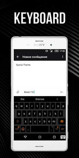 Black 6.0( for Xperia Theme) screenshot 4
