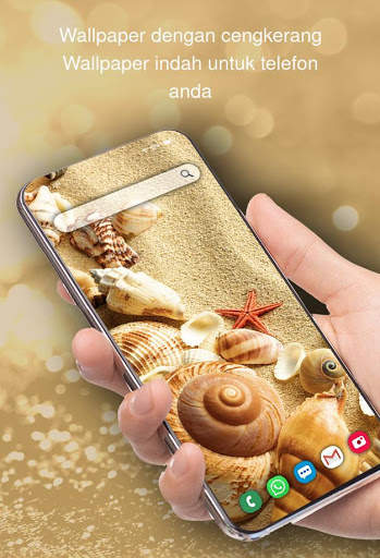 Wallpaper dengan cengkerang screenshot 1