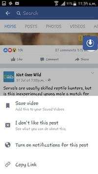 Video downloader For Facebook screenshot 1
