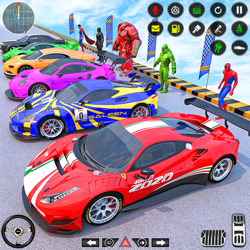 Mega Ramp Car Stunts Crazy Car icon