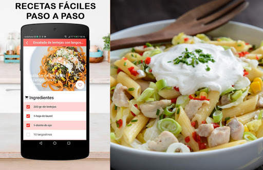 Recetas de ensaladas saludables dieta de adelgazar screenshot 13