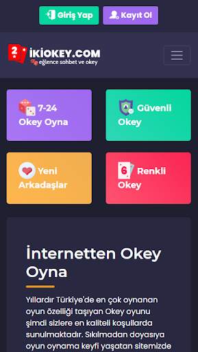 iKiOkey.Com - Mobil Okey Oyna screenshot 2