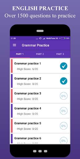 English Grammar Test - Grammar Practice screenshot 2
