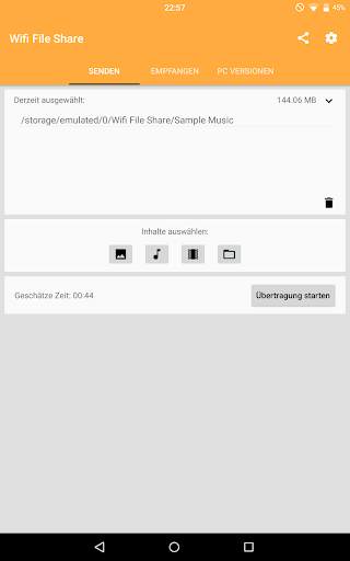 Wifi File Share (Wlan Datentransfer) screenshot 4