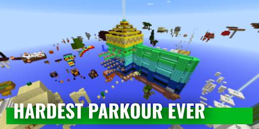 Parkour for minecraft: 400 levels screenshot 2