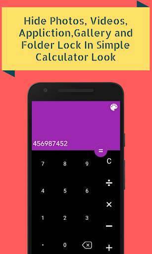 Calculator Vault Gallery Lock screenshot 1