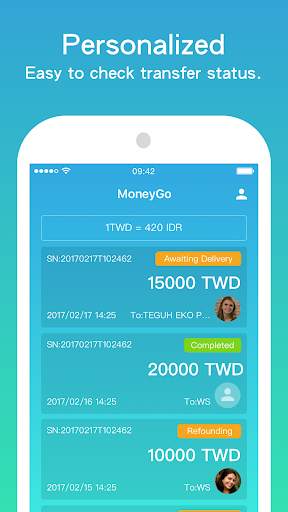 MoneyGo-Simple Transfer Money screenshot 5
