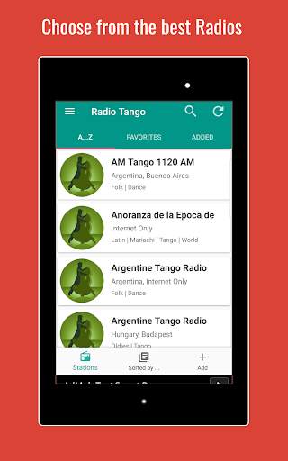 Radio Tango 💃📻 Tango Music Radio screenshot 8