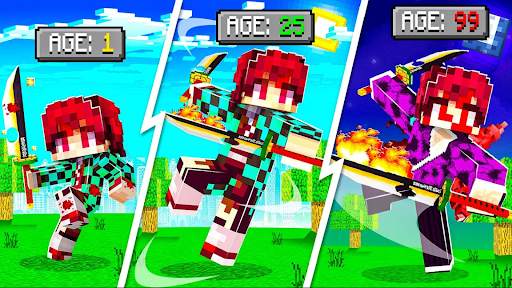 Demon Slayer Mod Minecraft PE screenshot 1