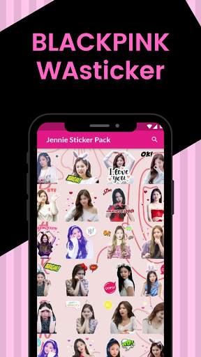 BLACKPINK Jennie Rose Lisa Jisoo Sticker Whatsapp screenshot 3